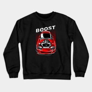 Supra 2JZ Turbo Retro Boost JDM Tuning Fan Car Crewneck Sweatshirt